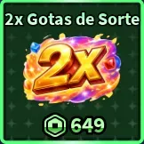 2x Gotas de sorte