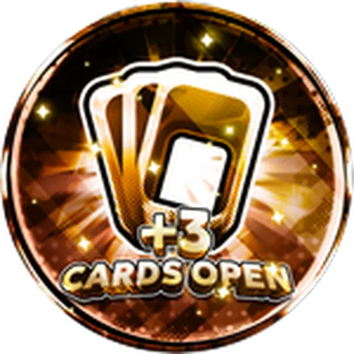 +3 CARDS OPEN