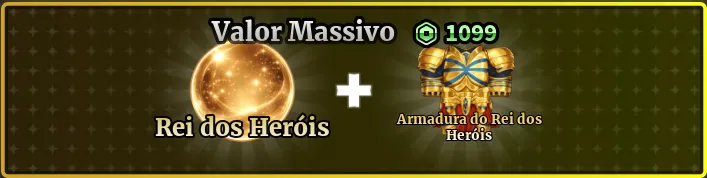 Rei dos Heróis+Armadura do Rei dos Heróis