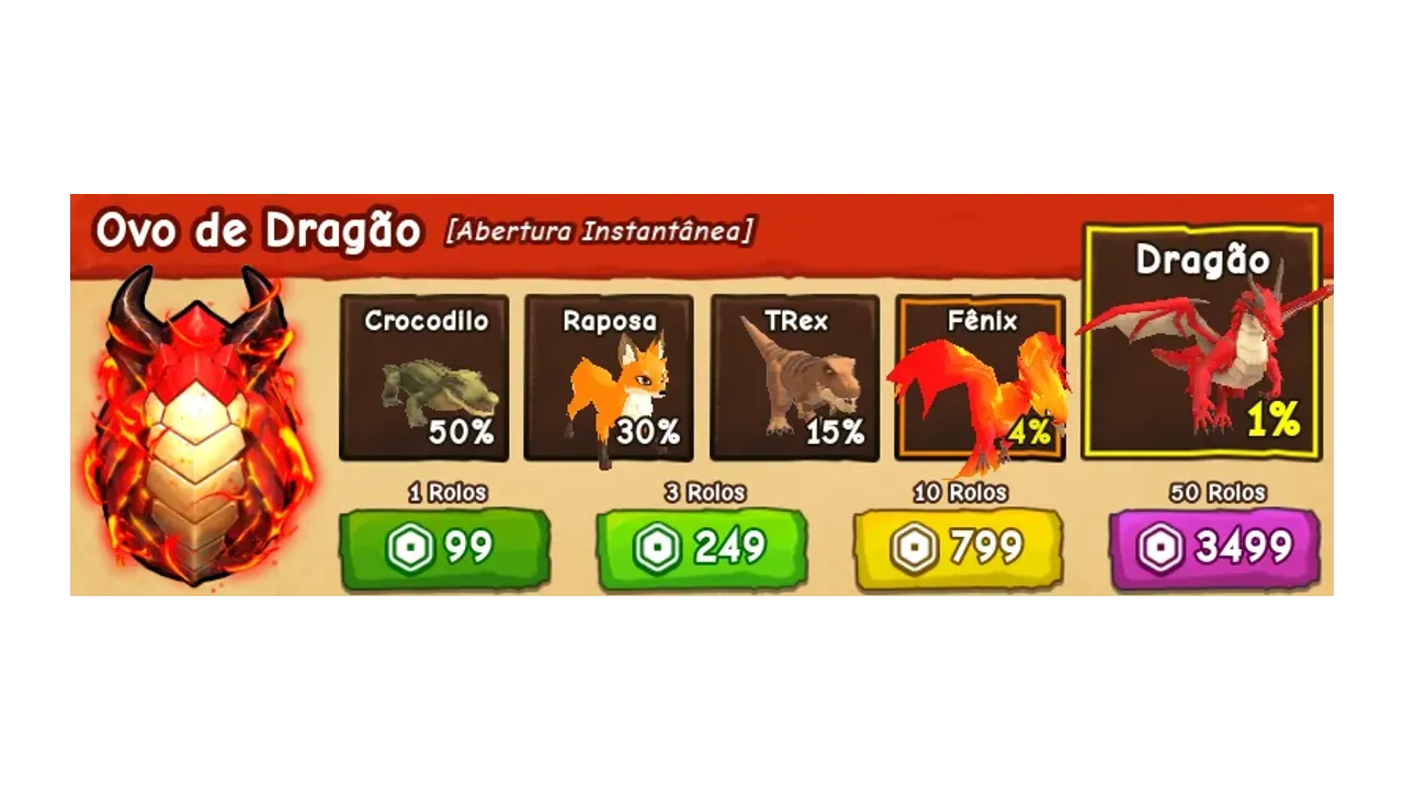 10 Ovos de Dragão
