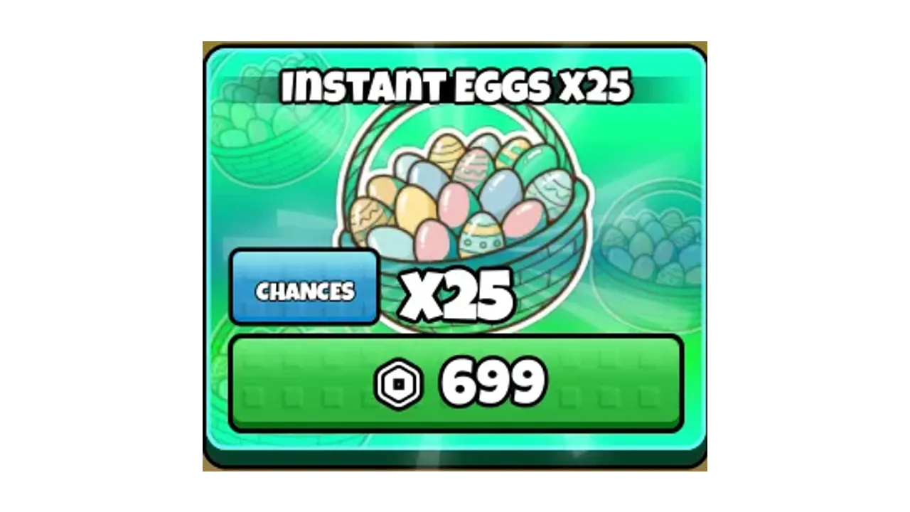 25 Ovos Instantâneos