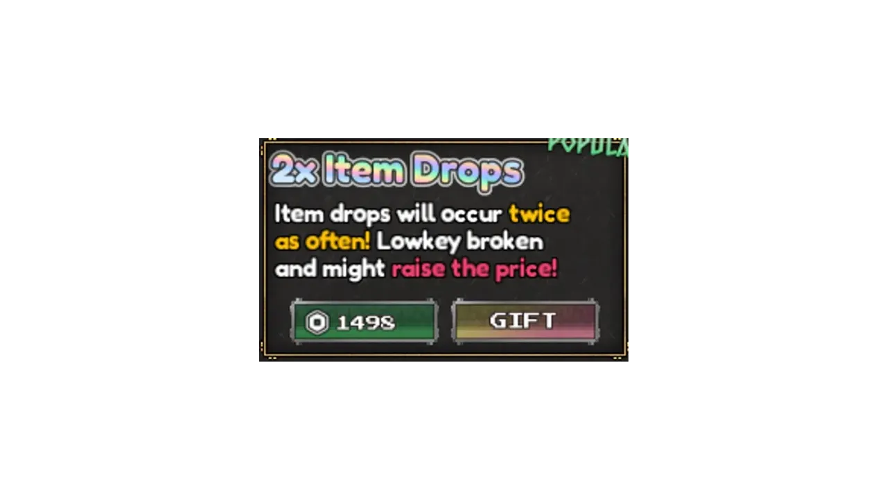 2X Drops de Itens