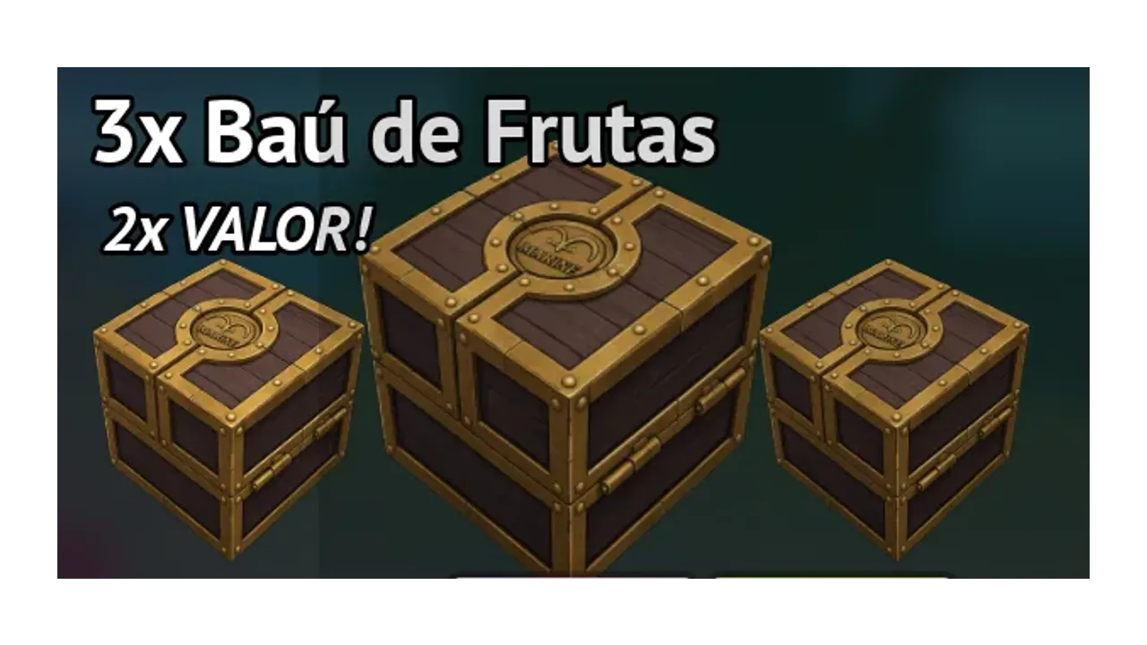 3x Baú de Frutas