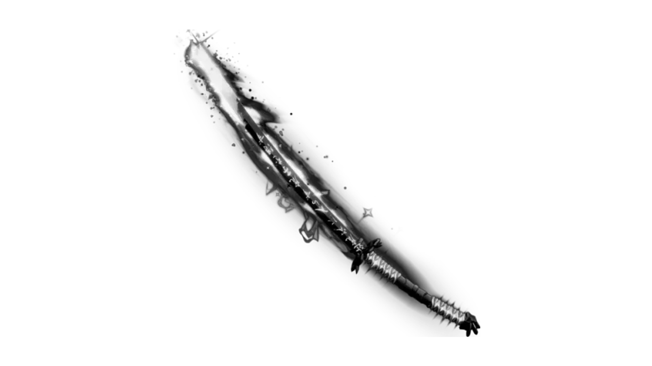 Black Ninja Katana