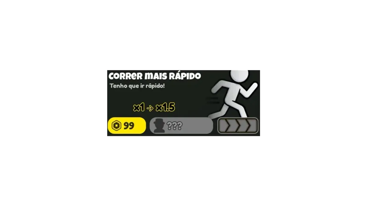Correr mais rápido!