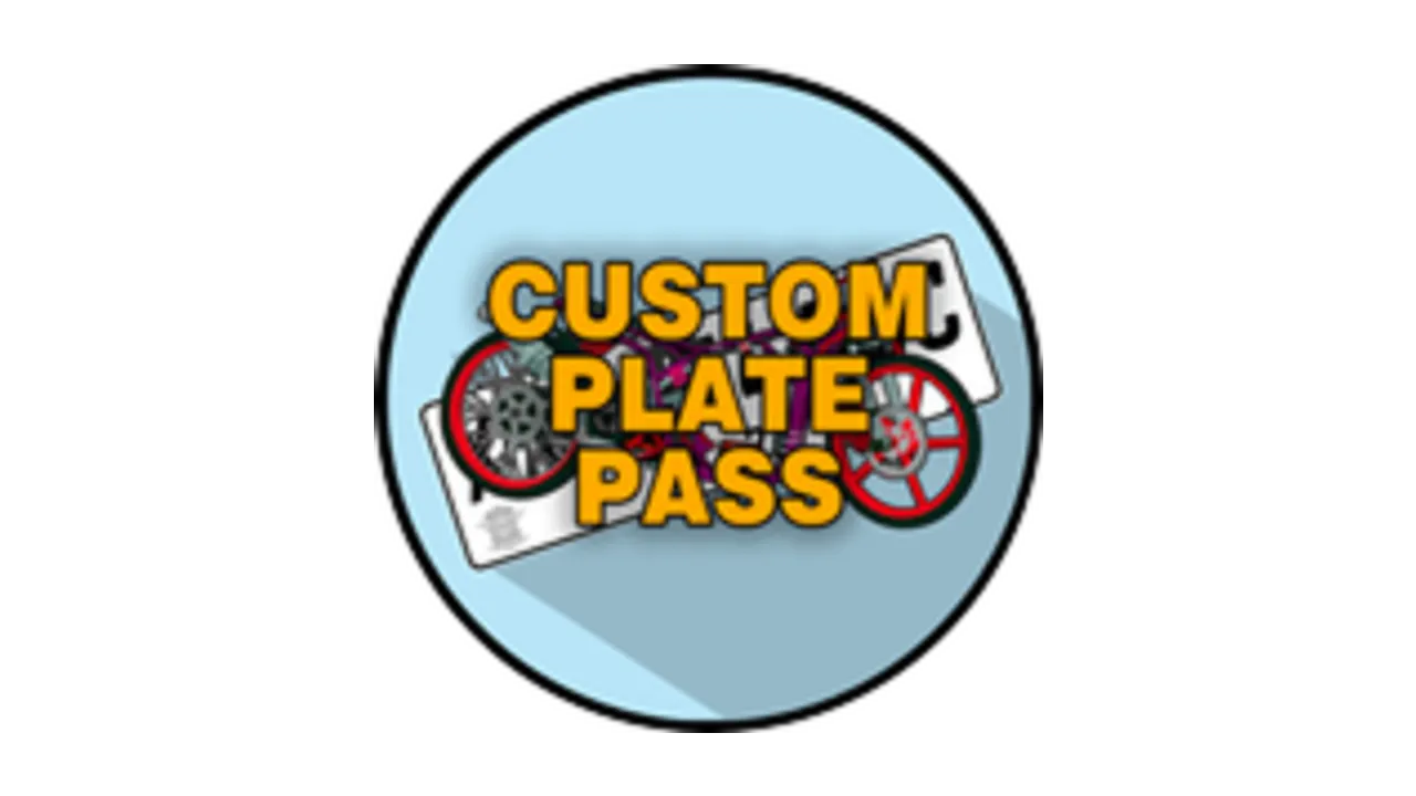 Custom Plate Pass