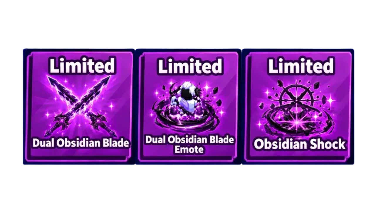 Dual Obsidian Blade Set