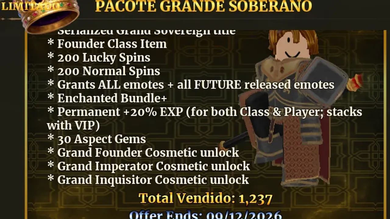 Pacote Grande Soberano