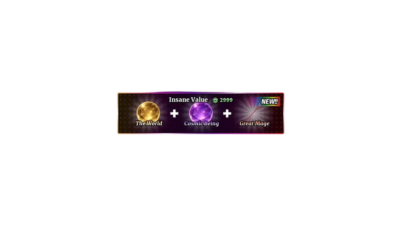 Pacote The World + Cosmic Being + Great Mage
