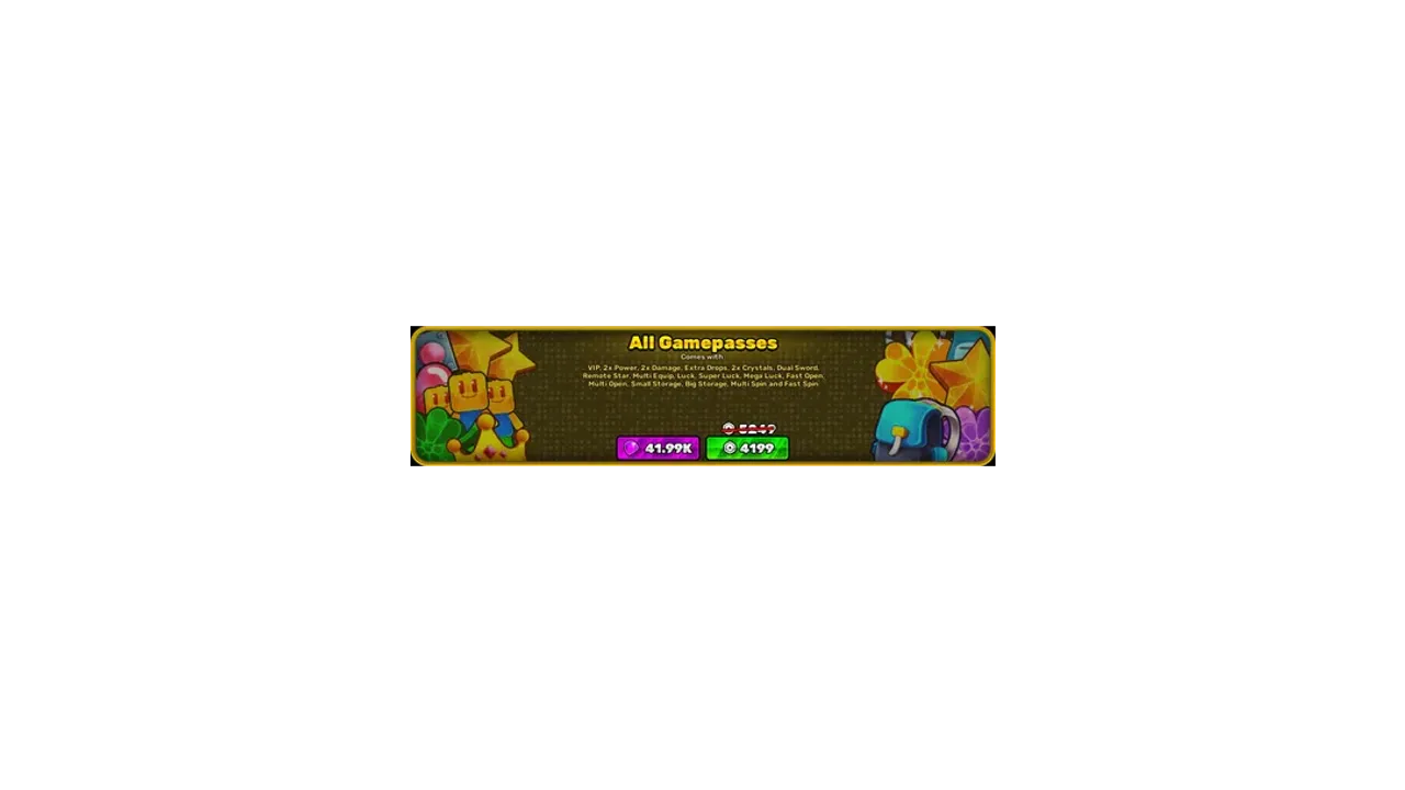 Pacote todas as Gamepasses