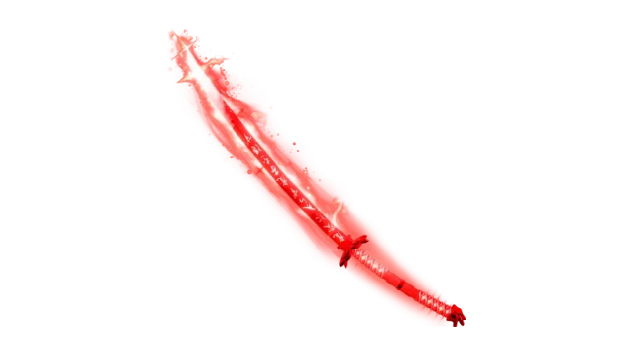 Red Ninja Katana