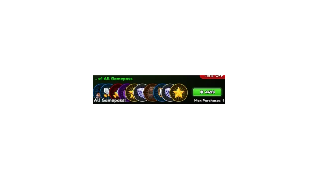 Todas as Gamepasses